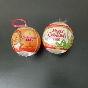 Vintage Christmas Ornaments Set